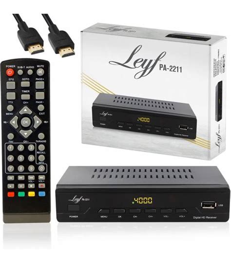 Leyf PA 2211Décodeur TNT terrestre HD DVB T