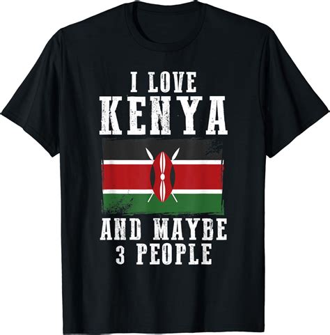 Kenya Africa Gift Kenya T Shirt Amazon Co Uk Clothing