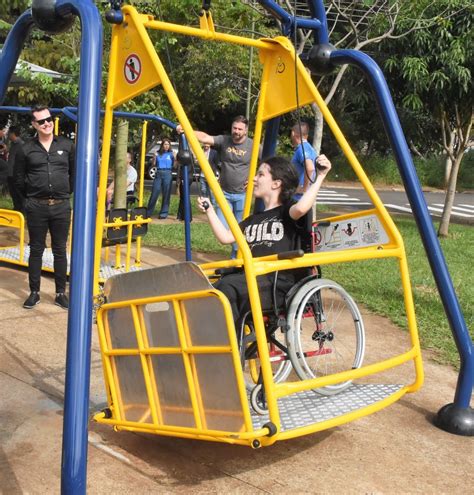 Prefeitura Inaugura Playground Adaptado No Parque Do Kart Dromo S O