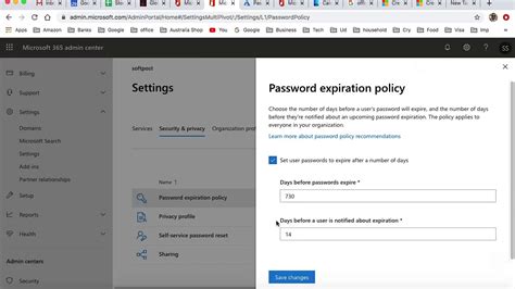 How To Set The Password Expiration Policy For Office 365 Users Youtube