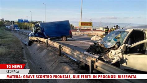 TG TELEAPPULA 211 GRAVE INCIDENTE STRADALE A MATERA YouTube