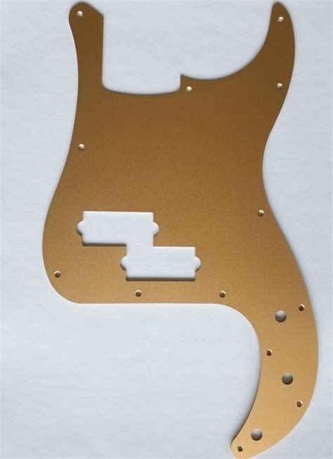 Fender Precision Bass Pickguard Gold Anodized Vox Humana Guitars