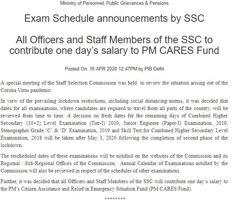 SSC To Announce New Exam Dates For CHSL JE Stenographer After May 3