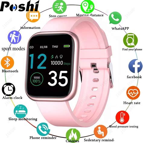 POSHI Full Touch Screen Smart Watch Original Waterproof Smart Digital