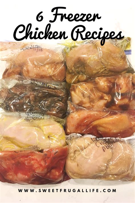 Freezer Chicken Recipes And How To Freeze Bulk Chicken Sweet Frugal Life