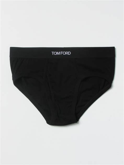 Tom Ford Intimo Slip In Cotone Intimo Tom Ford Uomo T4lc11040 Nero