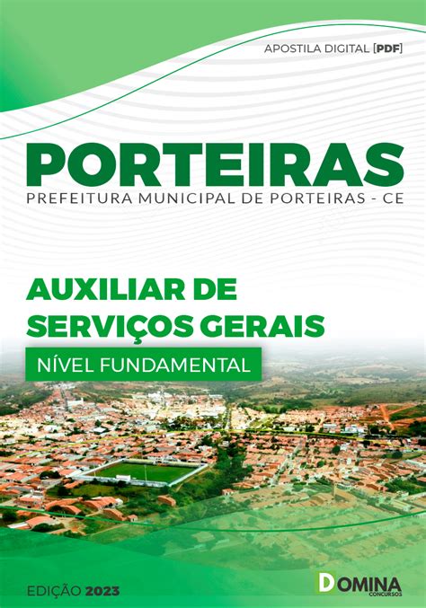 Apostila Concurso Porteiras CE 23 Aux Serviços Gerais