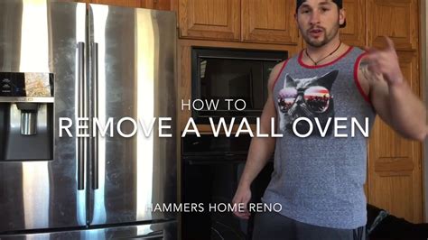 How To Remove A Wall Oven Youtube