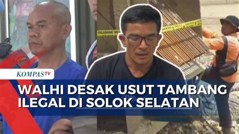 Polisi Tembak Polisi WALHI Sumbar Desak Investigasi Bekingan Tambang