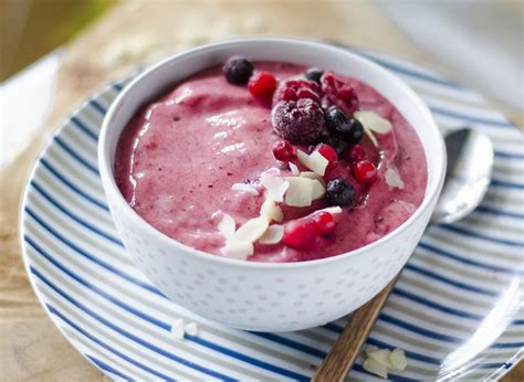 Helado Casero De Frutos Rojos Y Menta Helados Veganos De Fruta Mis