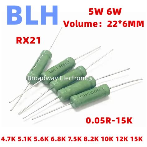 Pcs Rx W W Wire Wound Resistance K K K K