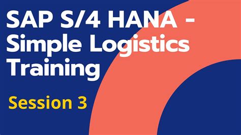 Sap S4 Hana Simple Logistics Training Sap S4 Hana Overview Sap S4