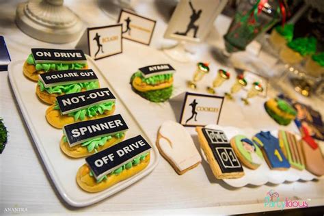 Karas Party Ideas Sporty Cricket Themed Birthday Party Karas Party