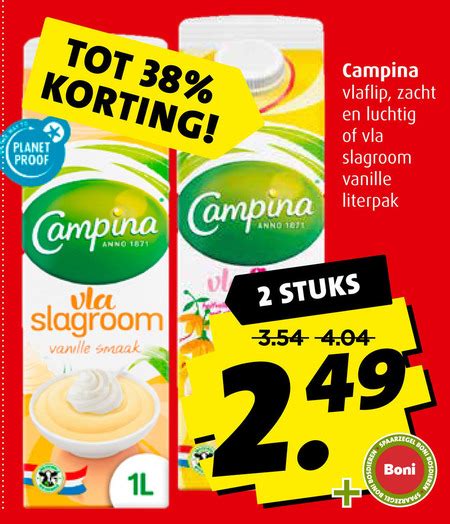 Campina Vla Folder Aanbieding Bij Boni Details