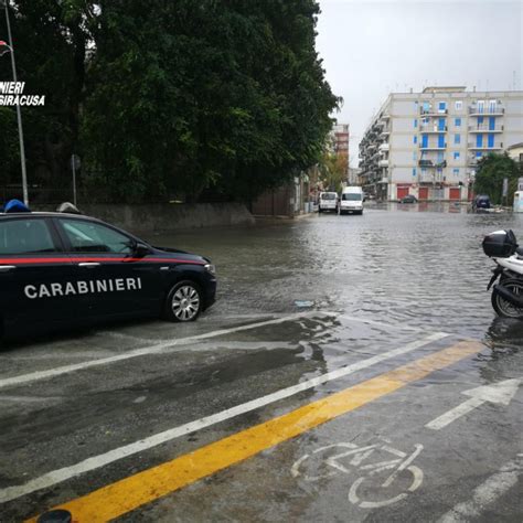 Siracusa Quattordici Idrovore In Azione Per Svuotare La Citt Allagata