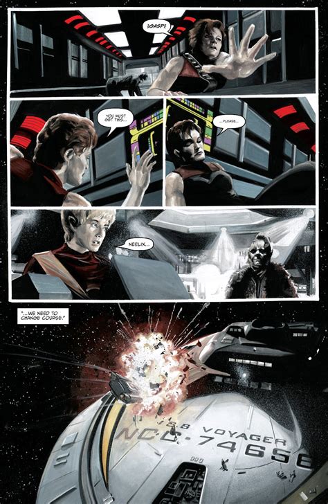 Read Online Star Trek Voyager Mirrors And Smoke One Shot Comic