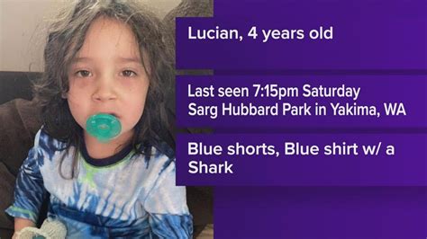 Search Continues For Missing 4 Year Old From Yakima Youtube