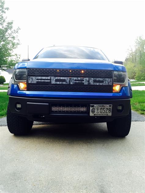 Hydrodipped My Raptoid Ford Letters In Grey Digital Camo Ford F150