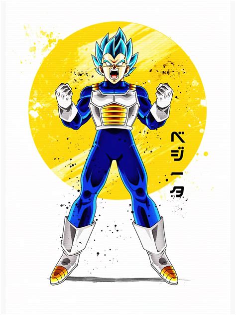 Vegeta Super Saiyan Blue Sticker For Sale By KalebVidal39 Redbubble