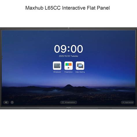 X Black Maxhub L Cc Interactive Flat Panel Power Consumption