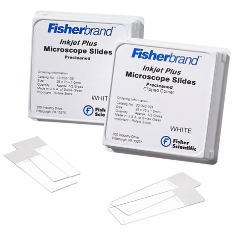 InkJet Plus Microscope Slides