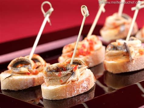 Tapas Aux Anchois Marin S Fiche Recette Illustr E Meilleur Du Chef