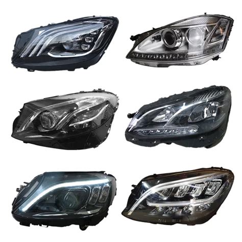 Conjunto De Faros Delanteros Para Benz Serie Completa Gls450 Glc260