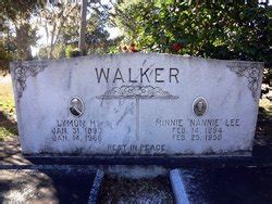 Minnie Lee Nannie Grantham Walker 1894 1958 Mémorial Find a Grave