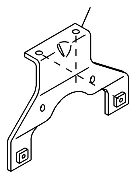 Isuzu NRR Bracket Chas Prod Cab 8 97855 067 0 BARLOW ISUZU TRUCK