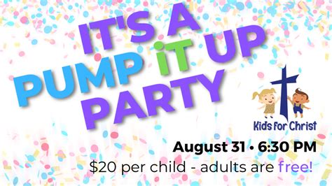 Pump It Up Party | Lutheran Church of the Cross