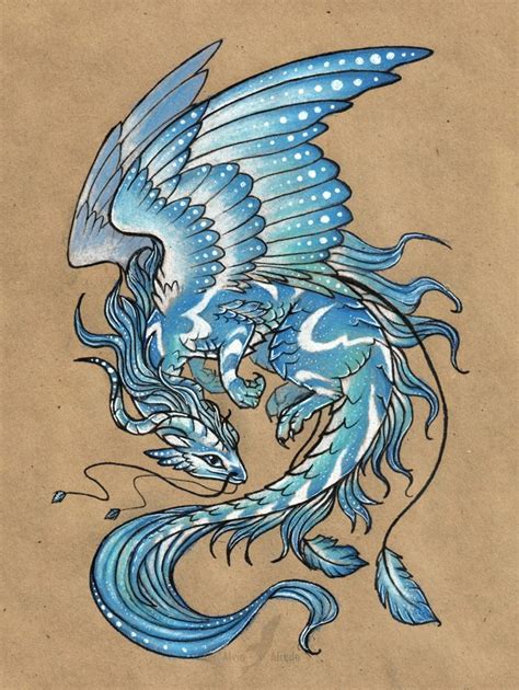 Wind Dragon By Alviaalcedo On Deviantart Dragon Tattoo Designs