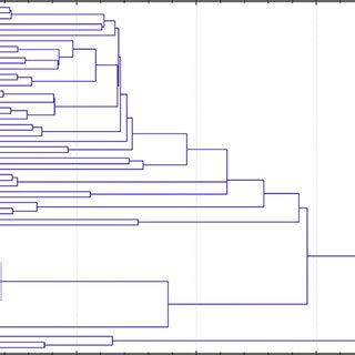 Dendrogram Obtained From Hierarchical Cluster Analysis Hca T Ms