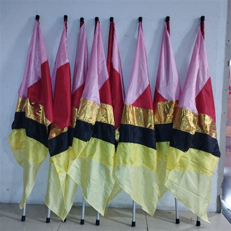 Jual Bendera Drumband Color Guard Marching Tk Sd Smp Sma Dewasa