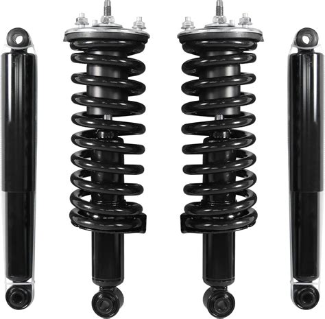 Peforway Front And Rear Struts Shock Absorbers Assemblies