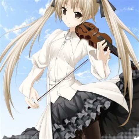 Punk Anime Girl Playing Violin