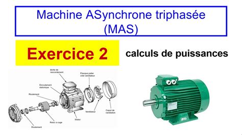 Exercice Moteur Asynchrone Mas Calculs De Puissances Youtube