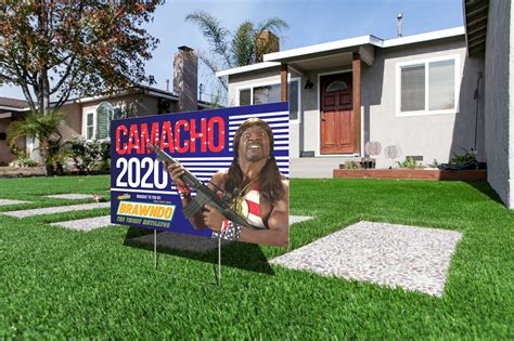 Camacho for President 2020 politics yard sign Idiocracy | Etsy