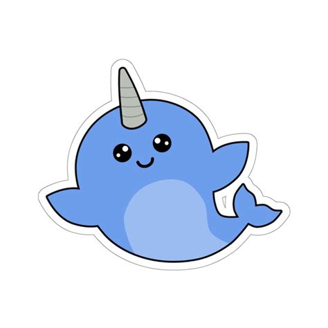 Narwhal Sticker – Doodlecorn