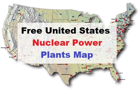 Nuclear Power Plants In The Us Map