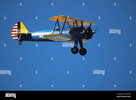 Boeing Stearman Biplane US Army Air Corps Stock Photo - Alamy