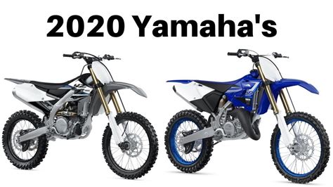 First Look At 2020 Yamaha Yz Dirt Bikes Youtube