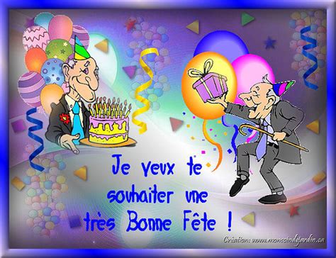 Aux Cartes Virtuelles ANNIVERSAIRES FÊTES Je veux te souhaiter