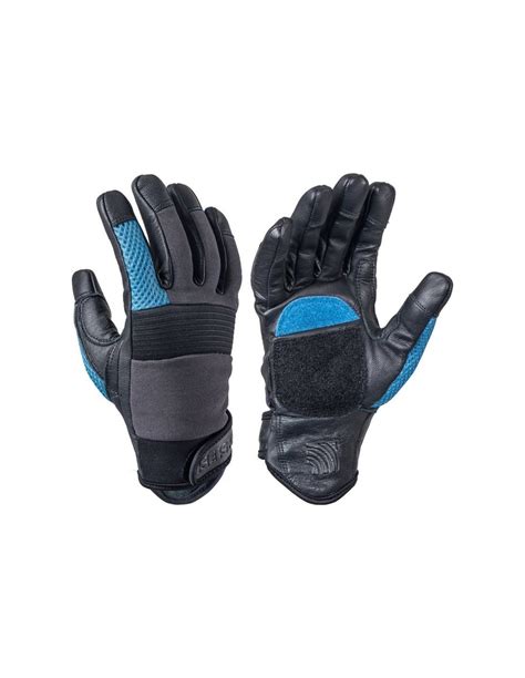 Seismic Freeride Blue Longboard Slide Gloves