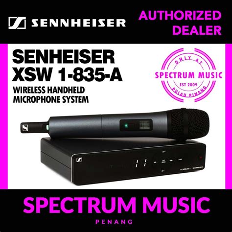 Sennheiser XSW 1 835 Wireless Handheld Microphone System Shopee Malaysia