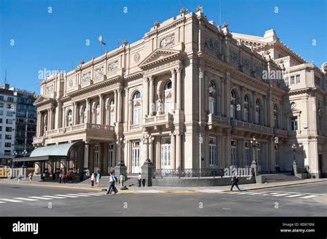 Teatro Colon, opera house, Buenos Aires, Argentina, South America Stock ...