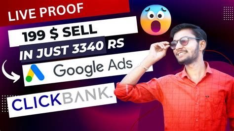 Sell In Clickbank Live Proof Case Study How To Use Google Ads