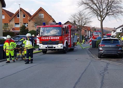 Marsberg Zimmerbrand In Einfamilienhaus Eine Person Verletzt