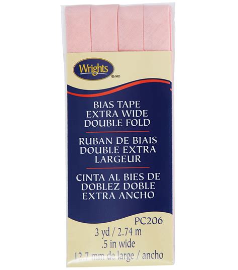 Wrights Extra Wide Double Fold Bias Tape W X Yds Joann In