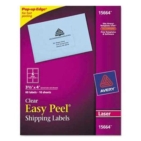 Best Avery Glossy Clear Easy Peel Mailing Labels