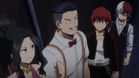 Yaoyorozu Momo Tenya Iida Kirishima Eijirou Todoroki Shouto And Midoriya Izuku Boku No Hero